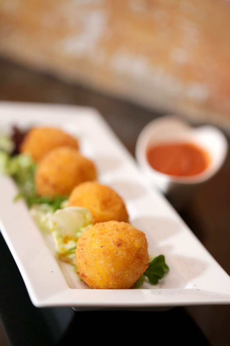 Saffron Arancini with Arabbiata Sauce Palmoil TV